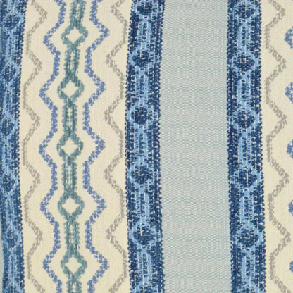 Chandler Waterfall Blue Throw Pillow Insert - LOOMLAN - D.V. Kap - Throw Pillows