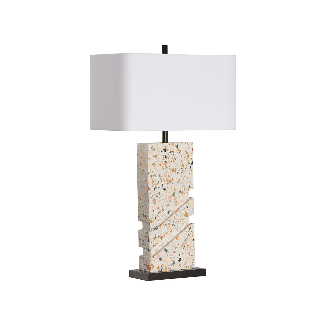 Chandra Striking Terrazzo Base Table Lamp
