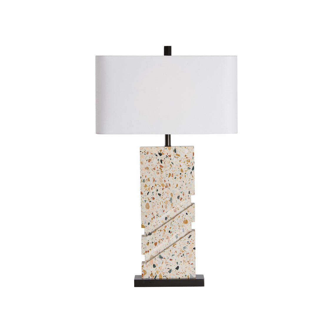 Chandra Striking Terrazzo Base Table Lamp