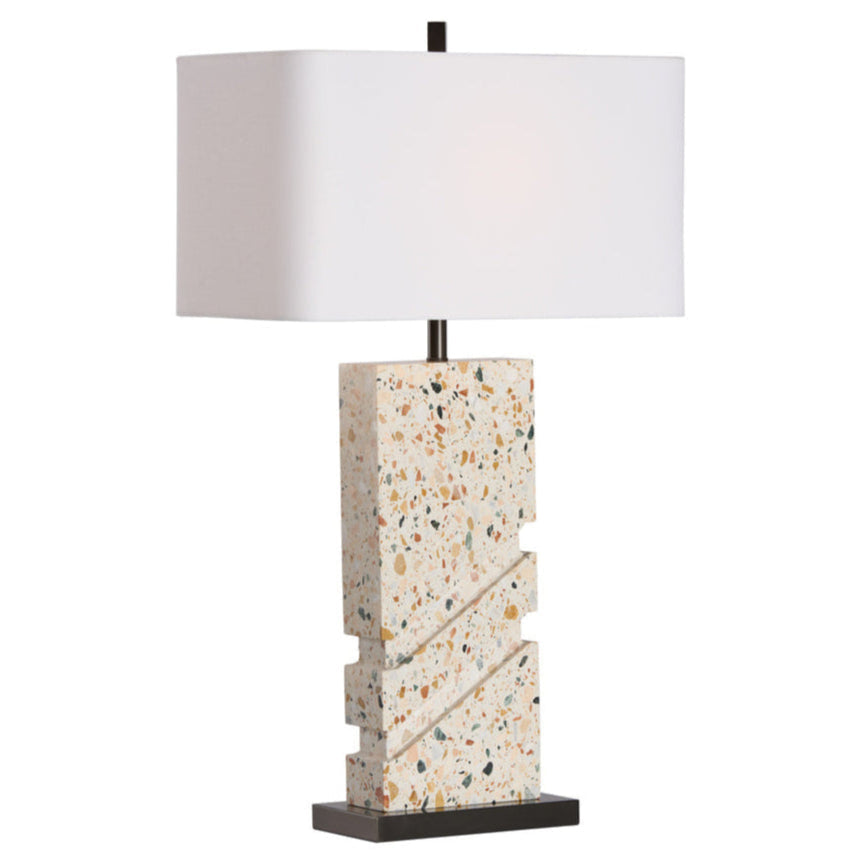 Chandra Striking Terrazzo Base Table Lamp