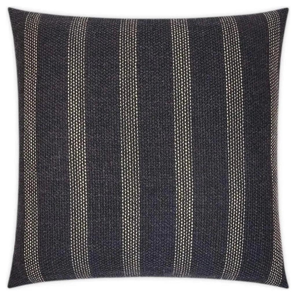 Channel Black Throw Pillow With Insert - LOOMLAN - D.V. Kap - Throw Pillows