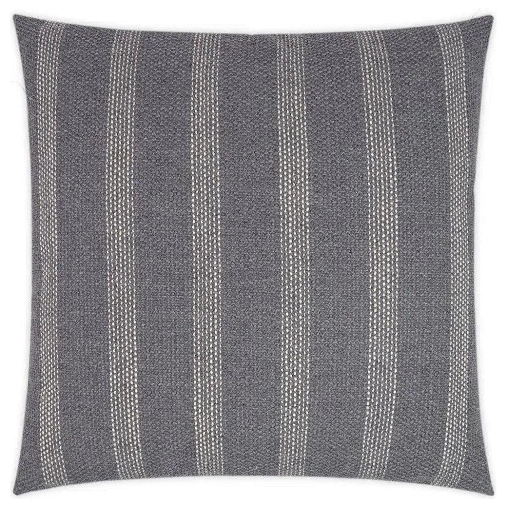 Channel Caper Grey Throw Pillow With Insert - LOOMLAN - D.V. Kap - Throw Pillows