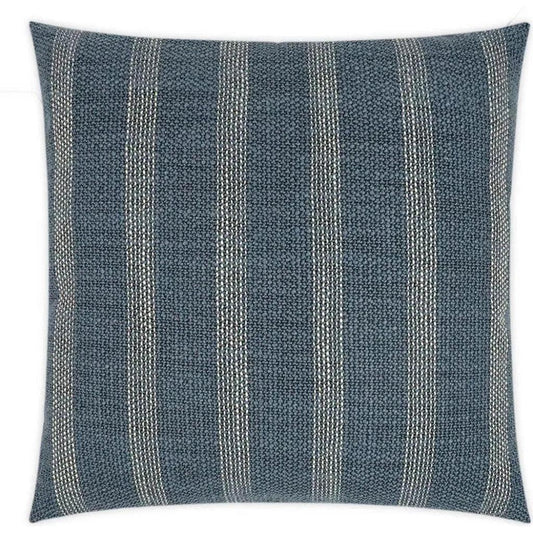 Channel Prussian Blue Throw Pillow Insert - LOOMLAN - D.V. Kap - Throw Pillows