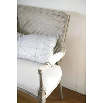 Channing Settee Bedroom Bench with Back - LOOMLAN - Furniture Classics - Bedroom Benches