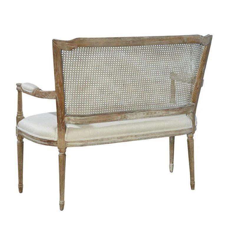 Channing Settee Bedroom Bench with Back - LOOMLAN - Furniture Classics - Bedroom Benches