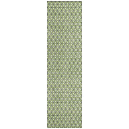 Chantelle Green Washable Indoor - Outdoor Rug - LOOMLAN - LOOMLAN Rugs - Outdoor Rugs