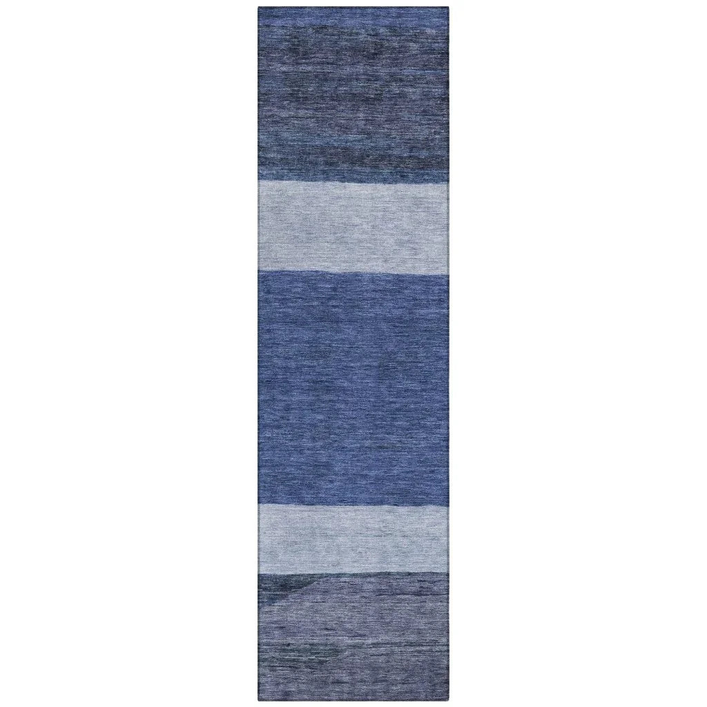 Chantissa Blue Washable Indoor - Outdoor Rug - LOOMLAN - LOOMLAN Rugs - Outdoor Rugs