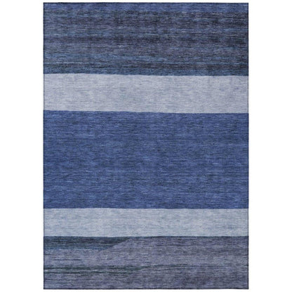 Chantissa Blue Washable Indoor - Outdoor Rug - LOOMLAN - LOOMLAN Rugs - Outdoor Rugs