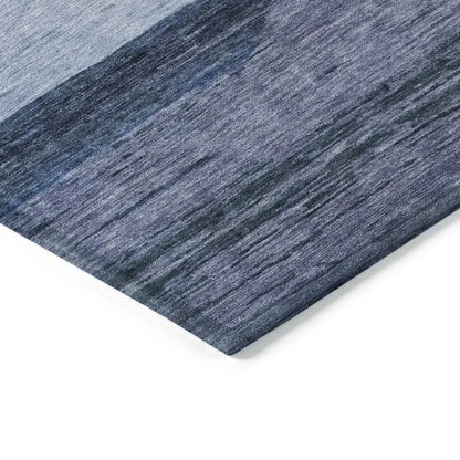 Chantissa Blue Washable Indoor - Outdoor Rug - LOOMLAN - LOOMLAN Rugs - Outdoor Rugs