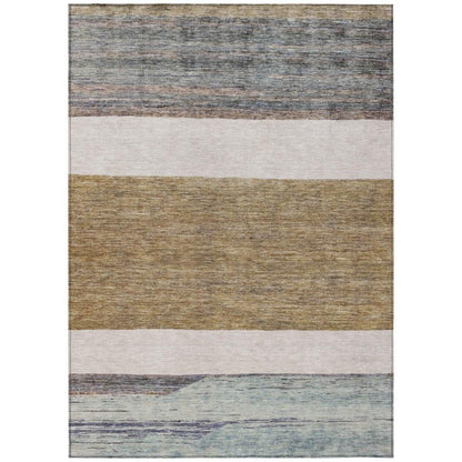 Chantissa Brown Washable Indoor - Outdoor Rug - LOOMLAN - LOOMLAN Rugs - Outdoor Rugs