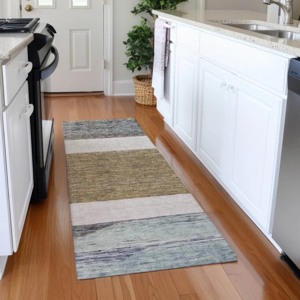 Chantissa Brown Washable Indoor - Outdoor Rug - LOOMLAN - LOOMLAN Rugs - Outdoor Rugs