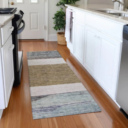 Chantissa Brown Washable Indoor - Outdoor Rug - LOOMLAN - LOOMLAN Rugs - Outdoor Rugs