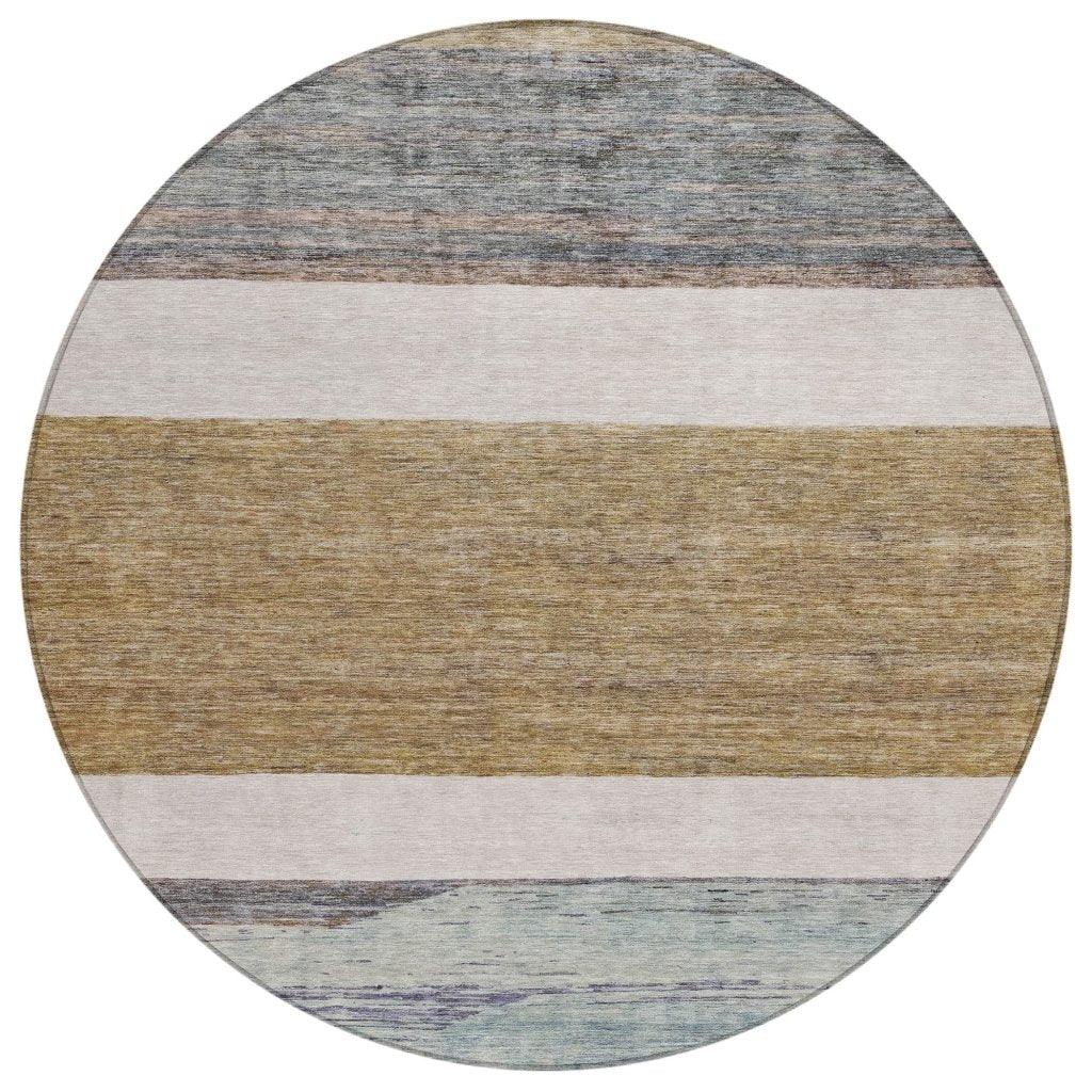 Chantissa Brown Washable Indoor - Outdoor Rug - LOOMLAN - LOOMLAN Rugs - Outdoor Rugs
