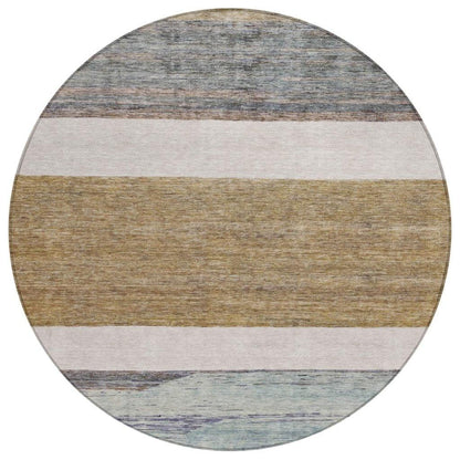 Chantissa Brown Washable Indoor - Outdoor Rug - LOOMLAN - LOOMLAN Rugs - Outdoor Rugs