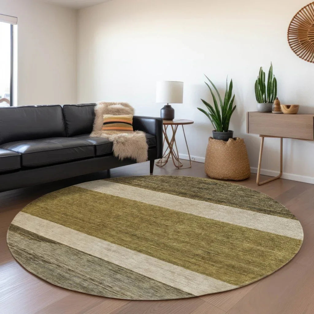Chantissa Coffee Washable Indoor - Outdoor Rug - LOOMLAN - LOOMLAN Rugs - Outdoor Rugs