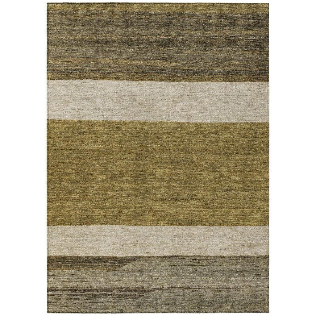 Chantissa Coffee Washable Indoor - Outdoor Rug - LOOMLAN - LOOMLAN Rugs - Outdoor Rugs