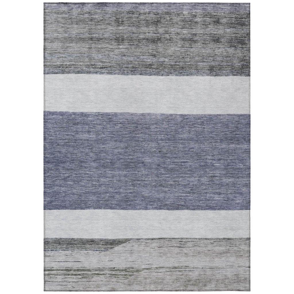Chantissa Denim Washable Indoor - Outdoor Rug - LOOMLAN - LOOMLAN Rugs - Outdoor Rugs