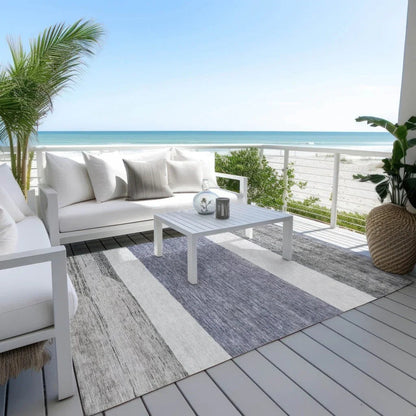 Chantissa Denim Washable Indoor - Outdoor Rug - LOOMLAN - LOOMLAN Rugs - Outdoor Rugs