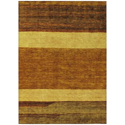 Chantissa Orange Washable Indoor - Outdoor Rug - LOOMLAN - LOOMLAN Rugs - Outdoor Rugs