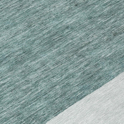 Chantissa Teal Washable Indoor - Outdoor Rug - LOOMLAN - LOOMLAN Rugs - Outdoor Rugs