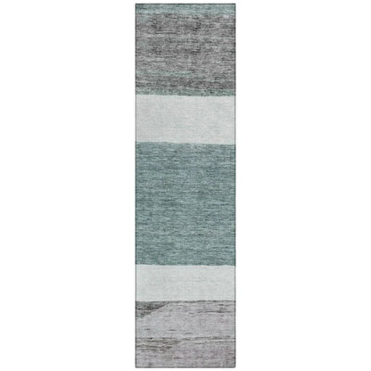 Chantissa Teal Washable Indoor - Outdoor Rug - LOOMLAN - LOOMLAN Rugs - Outdoor Rugs