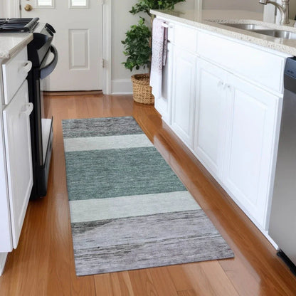 Chantissa Teal Washable Indoor - Outdoor Rug - LOOMLAN - LOOMLAN Rugs - Outdoor Rugs