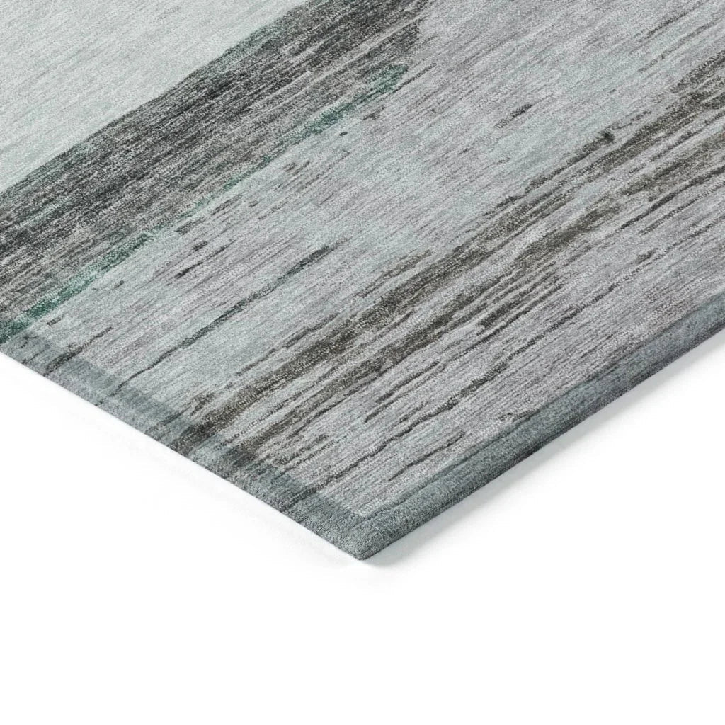 Chantissa Teal Washable Indoor - Outdoor Rug - LOOMLAN - LOOMLAN Rugs - Outdoor Rugs