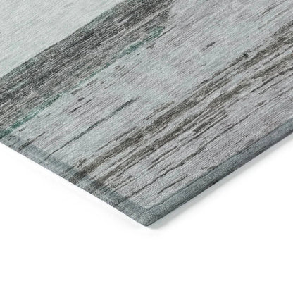 Chantissa Teal Washable Indoor - Outdoor Rug - LOOMLAN - LOOMLAN Rugs - Outdoor Rugs