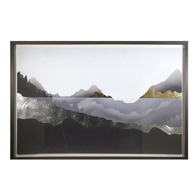 Charcoal Frame Luxe Art-Framed Wall Art-SUNPAN-LOOMLAN