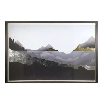 Charcoal Frame Luxe Art-Framed Wall Art-SUNPAN-LOOMLAN