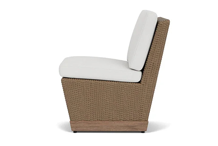 Charisma Aluminum Outdoor Armless Dining Chair-Outdoor Dining Chairs-Lloyd Flanders-LOOMLAN