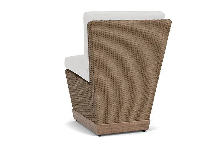 Charisma Aluminum Outdoor Armless Dining Chair-Outdoor Dining Chairs-Lloyd Flanders-LOOMLAN