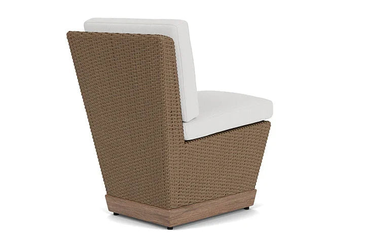 Charisma Aluminum Outdoor Armless Dining Chair-Outdoor Dining Chairs-Lloyd Flanders-LOOMLAN