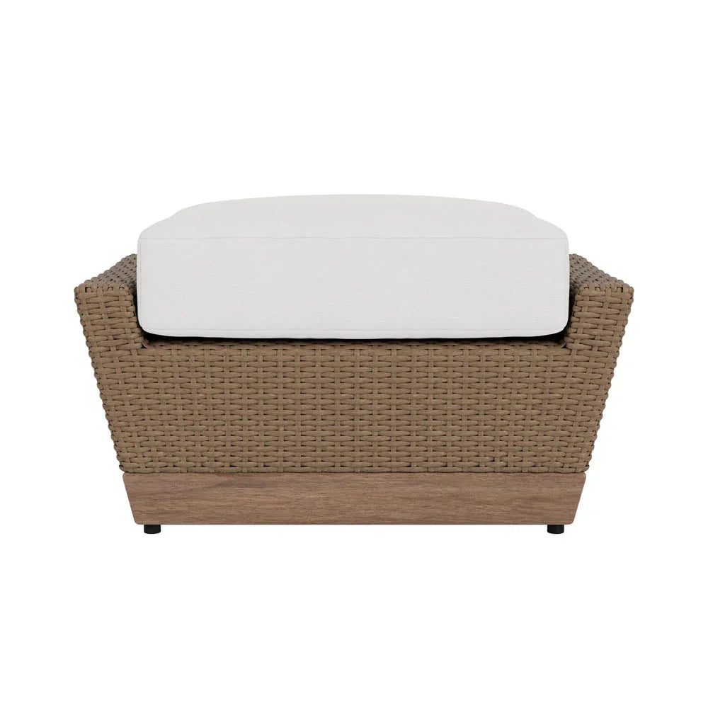 Charisma Aluminum Outdoor Ottoman-Outdoor Ottomans-Lloyd Flanders-LOOMLAN