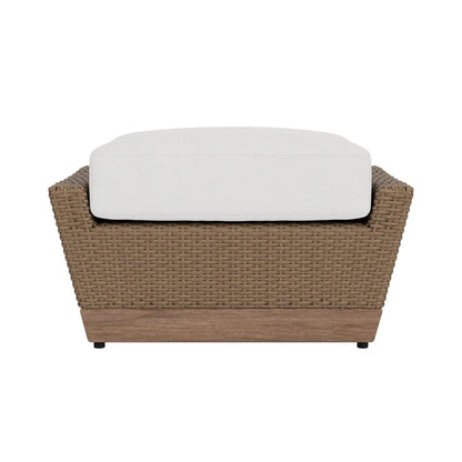 Charisma Aluminum Outdoor Ottoman-Outdoor Ottomans-Lloyd Flanders-LOOMLAN