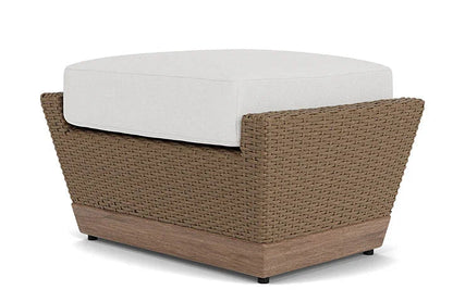 Charisma Aluminum Outdoor Ottoman-Outdoor Ottomans-Lloyd Flanders-LOOMLAN