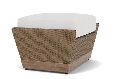 Charisma Aluminum Outdoor Ottoman-Outdoor Ottomans-Lloyd Flanders-LOOMLAN