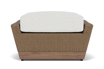 Charisma Aluminum Outdoor Ottoman-Outdoor Ottomans-Lloyd Flanders-LOOMLAN
