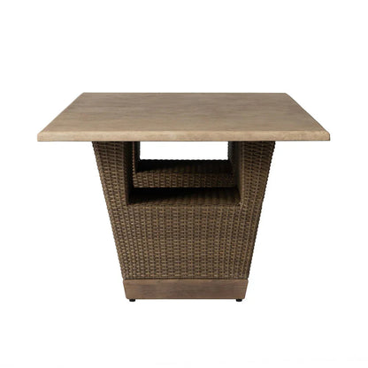 Charisma Aluminum Rectangular Outdoor Dining Table-Outdoor Dining Tables-Lloyd Flanders-LOOMLAN