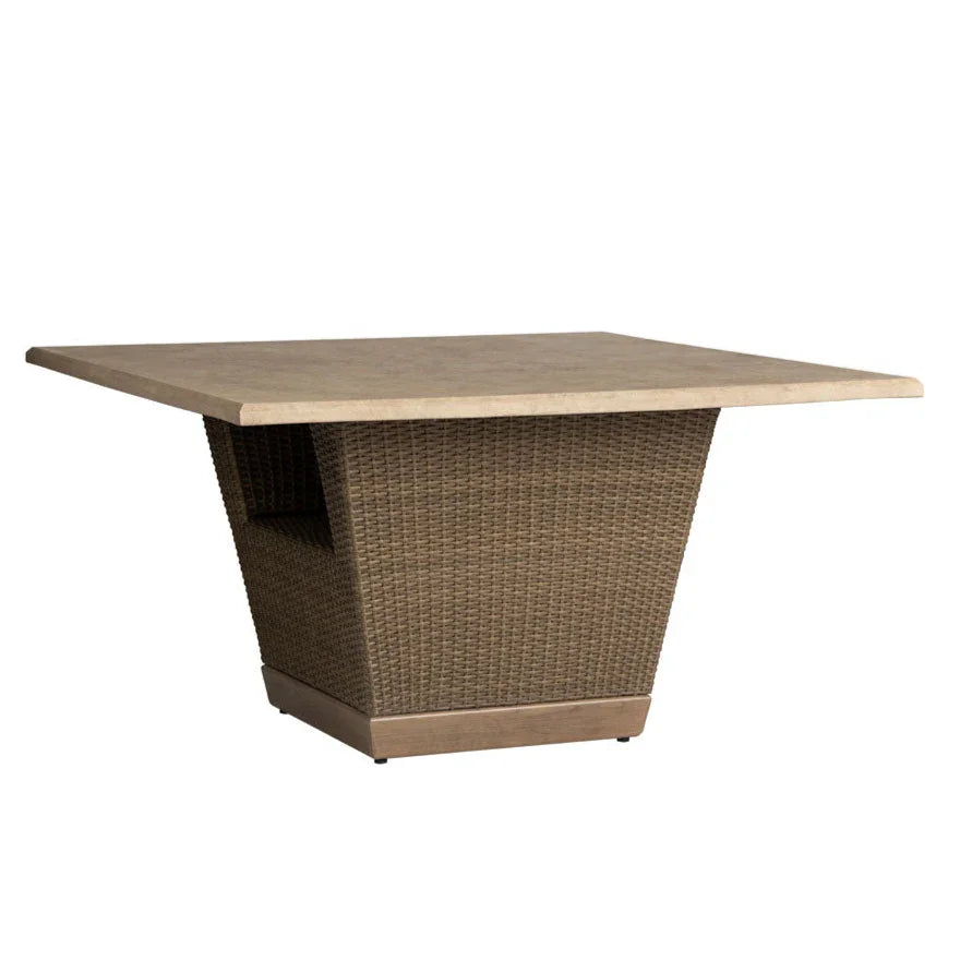 Charisma Aluminum Square Outdoor Dining Table-Outdoor Dining Tables-Lloyd Flanders-LOOMLAN