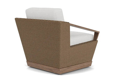 Charisma Aluminum Swivel Outdoor Lounge Chair-Outdoor Lounge Chairs-Lloyd Flanders-LOOMLAN