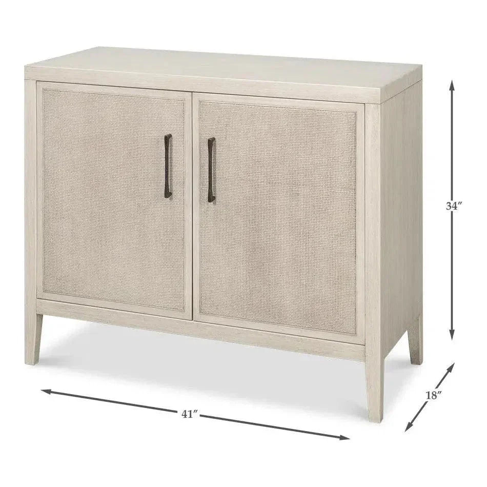 Charity Tulip Wood Ivory Two Door Sideboard - LOOMLAN - Sideboards