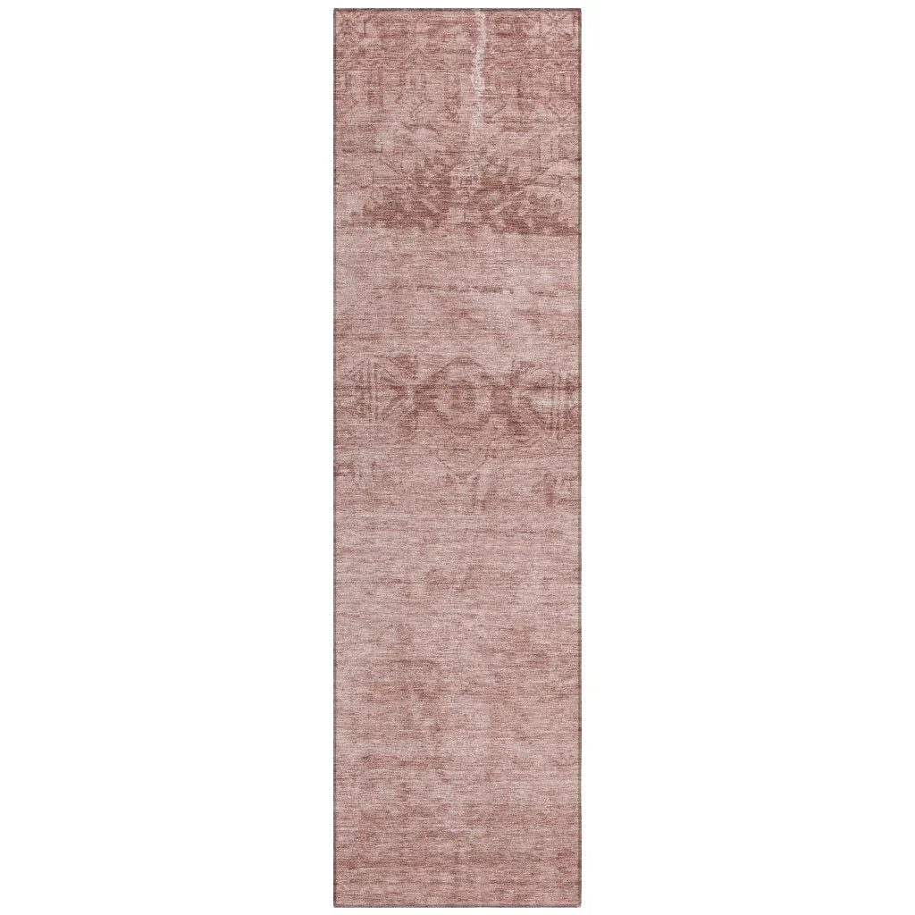 Charix Pink Washable Indoor - Outdoor Rug - LOOMLAN - LOOMLAN Rugs - Outdoor Rugs
