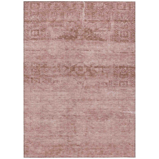 Charix Pink Washable Indoor - Outdoor Rug - LOOMLAN - LOOMLAN Rugs - Outdoor Rugs