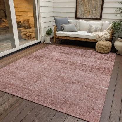 Charix Pink Washable Indoor - Outdoor Rug - LOOMLAN - LOOMLAN Rugs - Outdoor Rugs