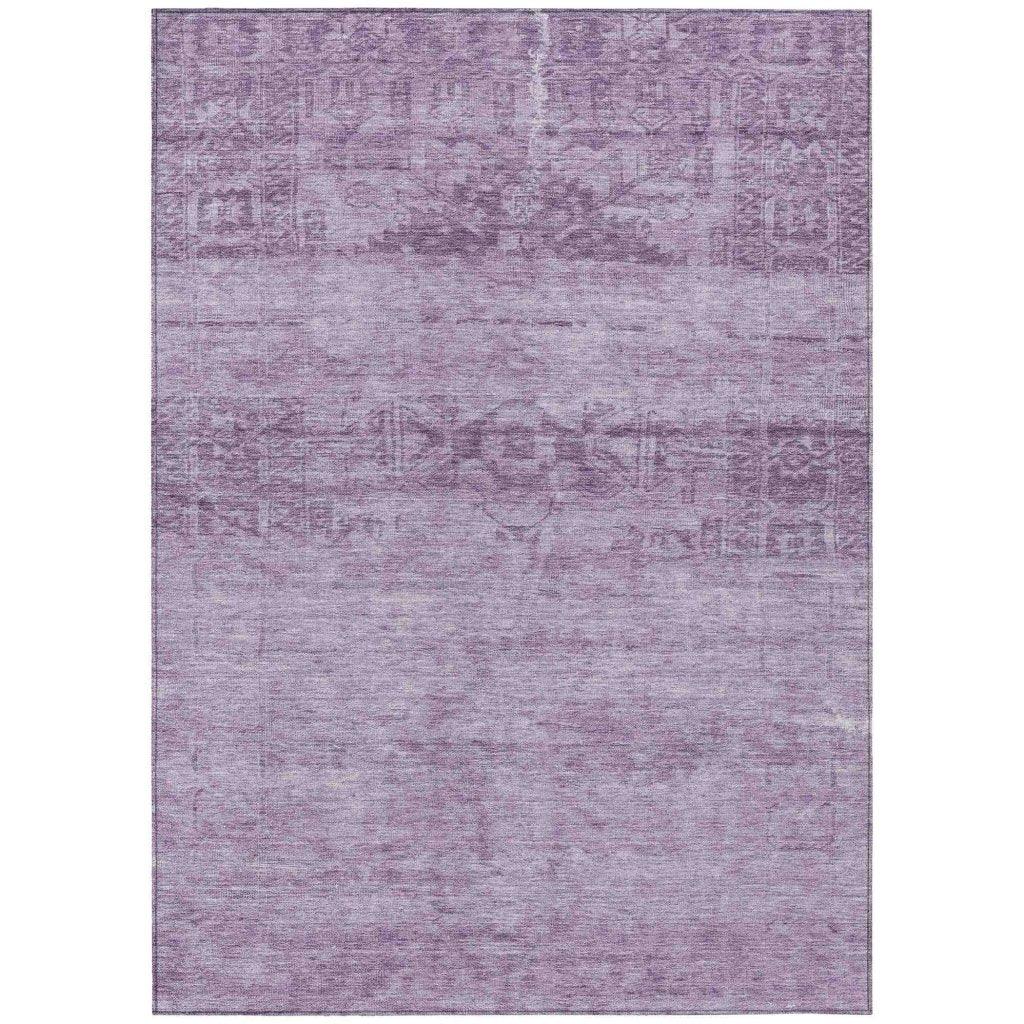 Charix Purple Washable Indoor - Outdoor Rug - LOOMLAN - LOOMLAN Rugs - Outdoor Rugs