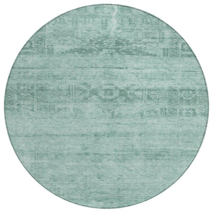 Charix Teal Washable Indoor - Outdoor Rug - LOOMLAN - LOOMLAN Rugs - Outdoor Rugs