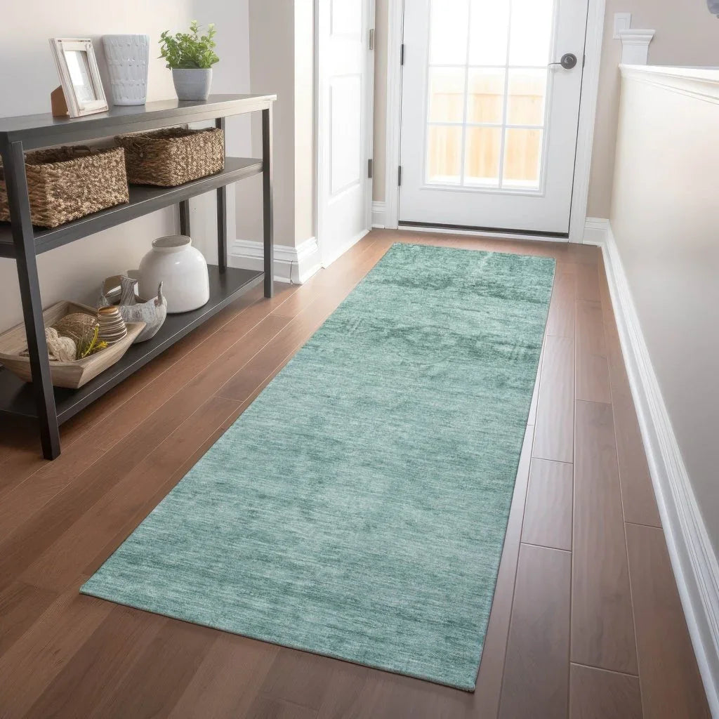 Charix Teal Washable Indoor - Outdoor Rug - LOOMLAN - LOOMLAN Rugs - Outdoor Rugs