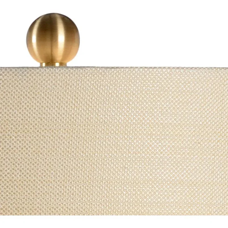 Charles Cream Ceramic Made Vase Table Lamp - LOOMLAN - Chelsea House - Table Lamps