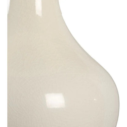 Charles Cream Ceramic Made Vase Table Lamp - LOOMLAN - Chelsea House - Table Lamps